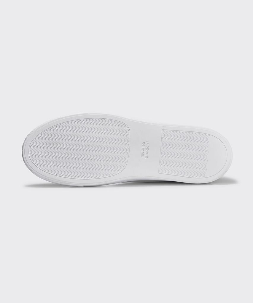 Musinsa Standard Height-Increasing Leather Court Sneakers Mark 2 [White]