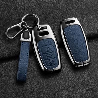 Чехол-крышка для ключа автомобиля из цинкового сплава для Q3 Q5 Q7 A1 A3 8P A4 B9 A5 A6 C7 8S 8W A7 A8 4M S4 S5 S6 S7 S8 RS3 RS6 SQ5 TTS TFSI