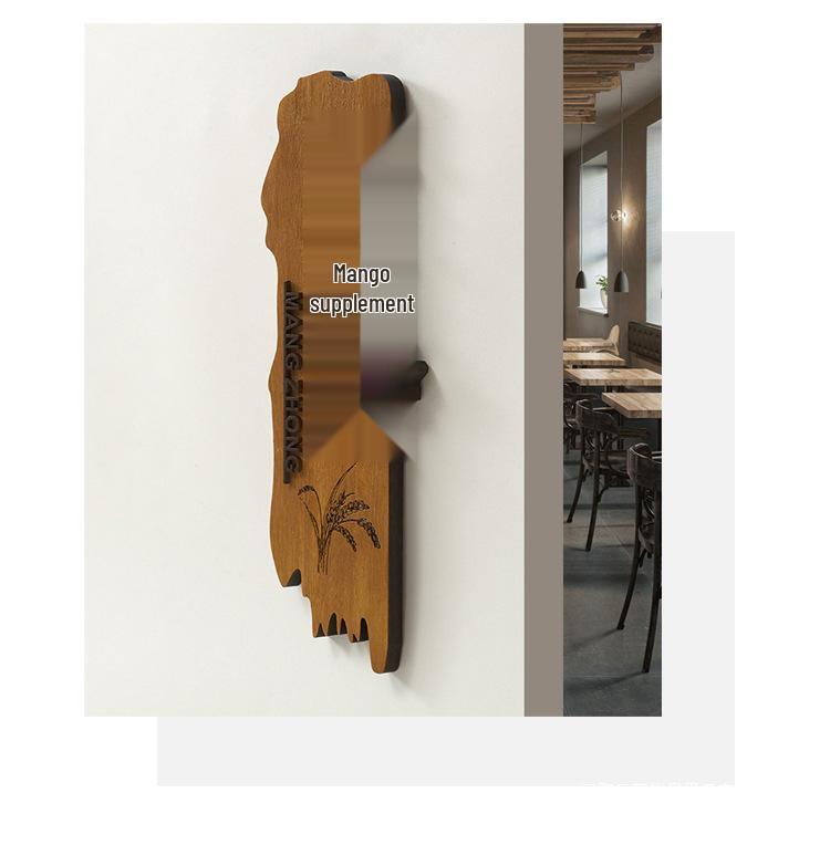 Индивидуальная подвесная табличка на дверь в китайском стиле из массива дерева для отелей, гостевых домов, чайных и ресторанов