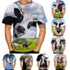 Fashion Animals 3D Printing Men's Women's T-Shirt Trend Casual Personality Funny T-Shirt