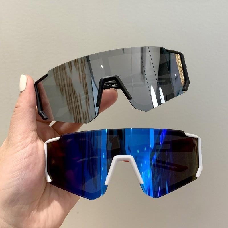 2 шт. Классические нейтральные модные очки со спортивным полуободковым дизайном, прочные и легкие, мужские и женские аксессуары