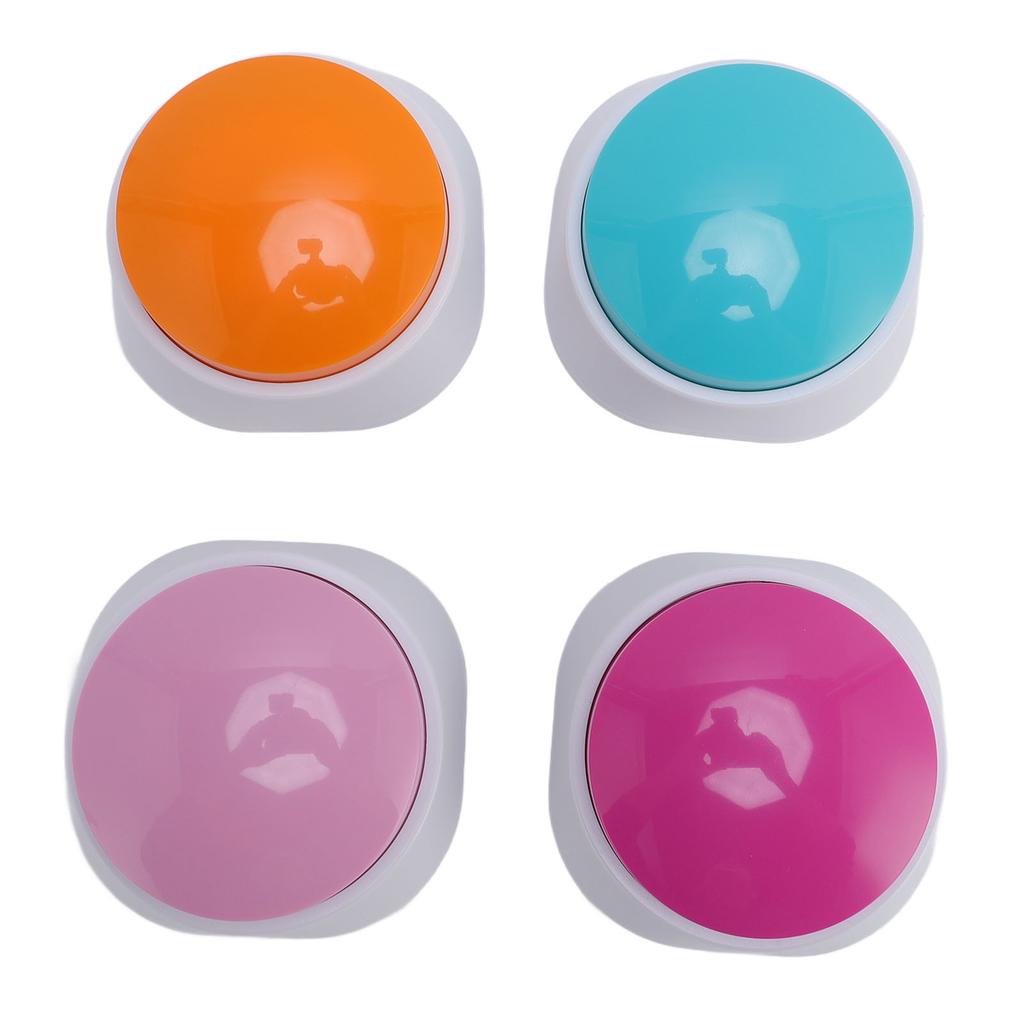 4 шт. Кнопки для дрессировки питомцев Запись 30 секунд Способствуют взаимодействию Кнопки для разговора кошек и собак