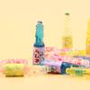 Ручная работа, Миниатюрная бутылка газировки из смолы, Аксессуар для кукольного домика