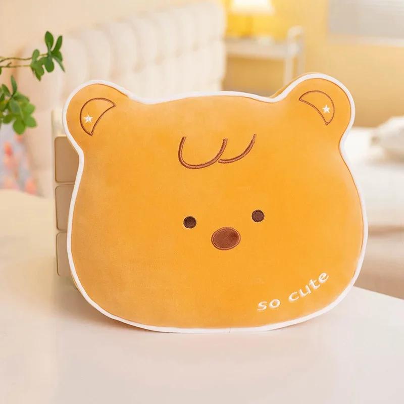 Милая плюшевая подушка в виде кролика, медведя, черепахи, диванная подушка, мягкие и милые мягкие игрушки с животными для детей, кукла, подарок на день рождения, Рождество