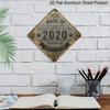 2D плоский - 1 шт., Винтажная алюминиевая табличка 2020 г., Домашний декор, Подарок на день рождения, Ретро настенное искусство, Декор гаража, Настенный декор, Декор бара, Стена офиса