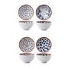 Japanese Ramen Bowls Porcelain Dessert Bowl For Rice|Soup|Snack|Side Dishes|Yogurt|Ice Cream - Coloful Cute Bowl Sets Microwave|Dishwasher Saf