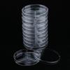 Set with Lids 35-90mm (Pack of 10) Plastic, Sterile Es - Perfect for Laboratory Science Fair and
