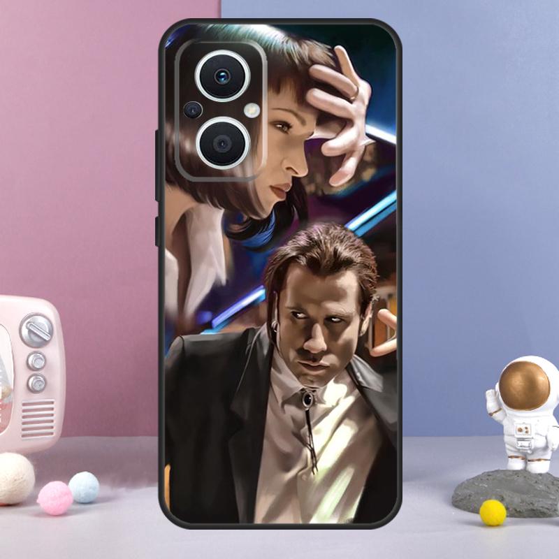 Pulp Fiction Movie Poster Funda For OPPO Reno 12 F 11F 13F 14F 10 11 13 14 Pro 7 8 Lite OPPO Find X9 X6 X5 X8 Pro Case
