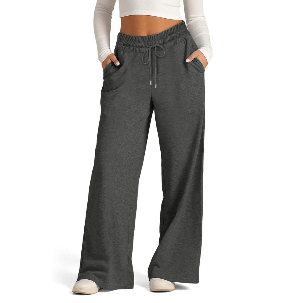 Women's High Waisted Wide Leg Sweatpants Casual Yoga Jogger Pants