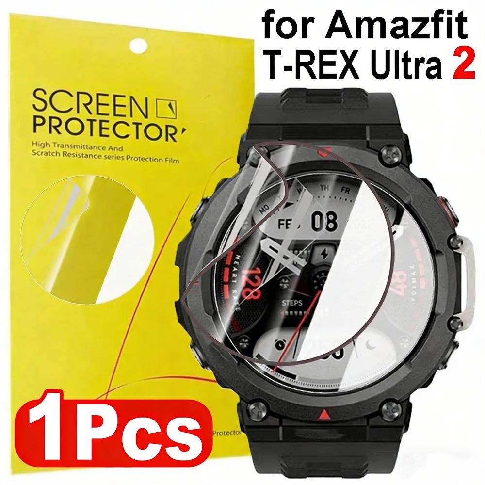 1-5 шт. Мягкие гидрогелевые пленки для защиты экрана часов Amazfit T-Rex Ultra2 Композитные пленки для Amazfit T-Rex Ultra2 Не стекло