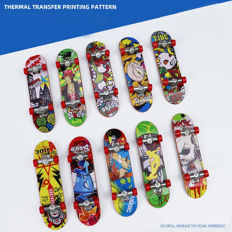 5 шт. Мини Фингерборд Тех Трак Фингер Скейтборды Детская игрушка Сплавной Стенд Настольный Скейт Для Детских Игрушек Подарок