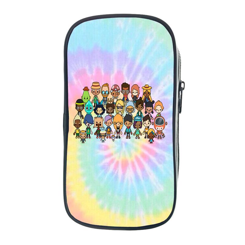 Toca Life World Пенал Подарок Детям Мальчикам Студентам Пенал Для Хранения Ручки Сумка Школьные Принадлежности Коробка Канцелярских Принадлежностей