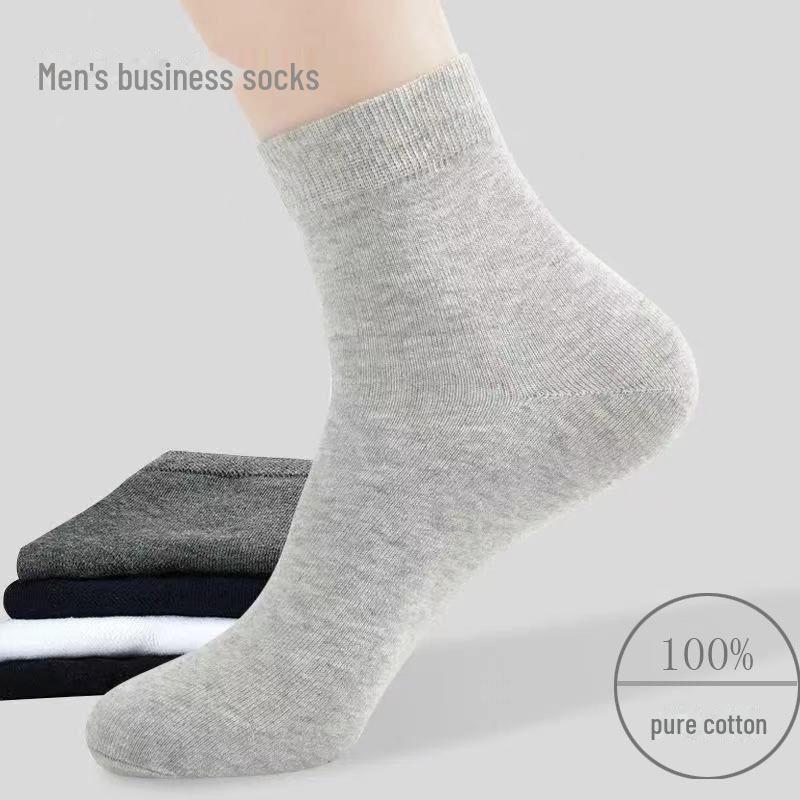 Мужские дышащие летние сетчатые хлопковые спортивные носки