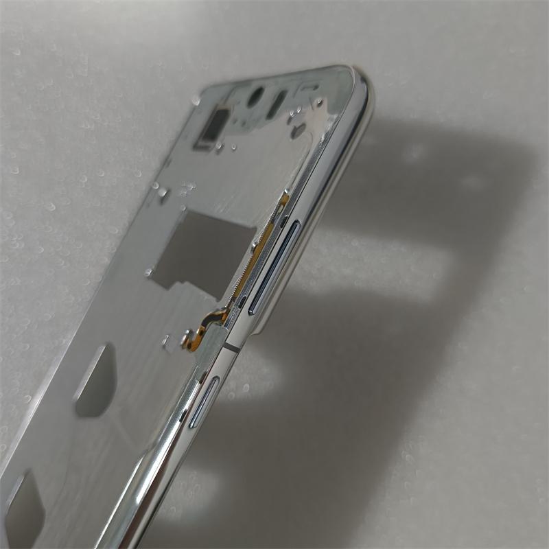 For Samsung Galaxy S21 Ultra 5G SM-G998B Middle Frame Housing Board LCD Bezel Repair Spare Part Side Buttons
