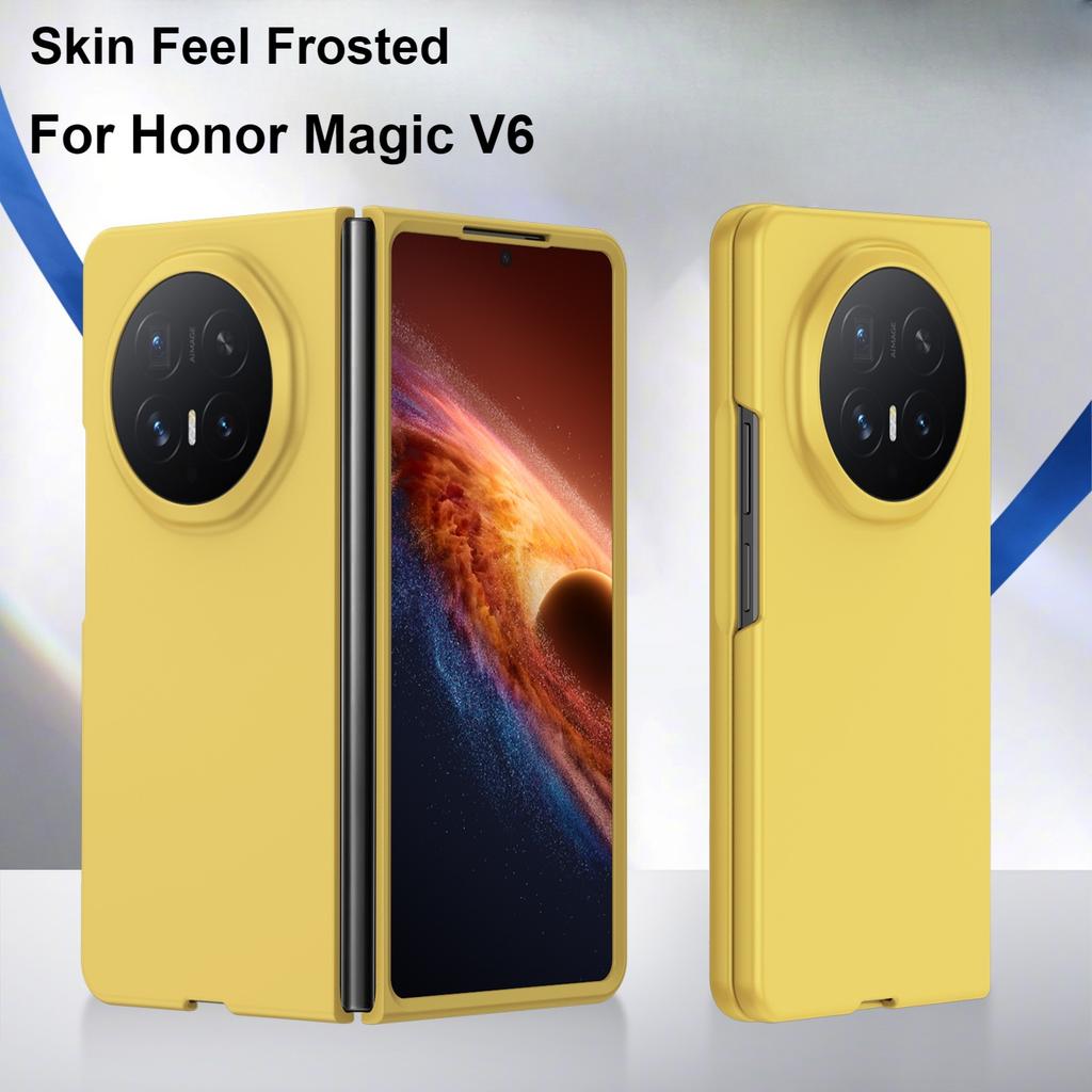 Модный Простой INS Конфетный Цвет PC Складной Чехол Для Huawei Honor Magic V6 V5 5G Ультратонкий Приятный для Кожи Ударопрочный Защитный Чехол
