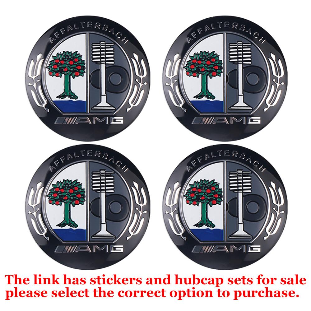 56/60/63/65/68MM Car Styling Wheel Center Caps Hub Cover Decor Stickers For Mercedes Benz AMG W203 W206 W220 W205 W212 W210 W108