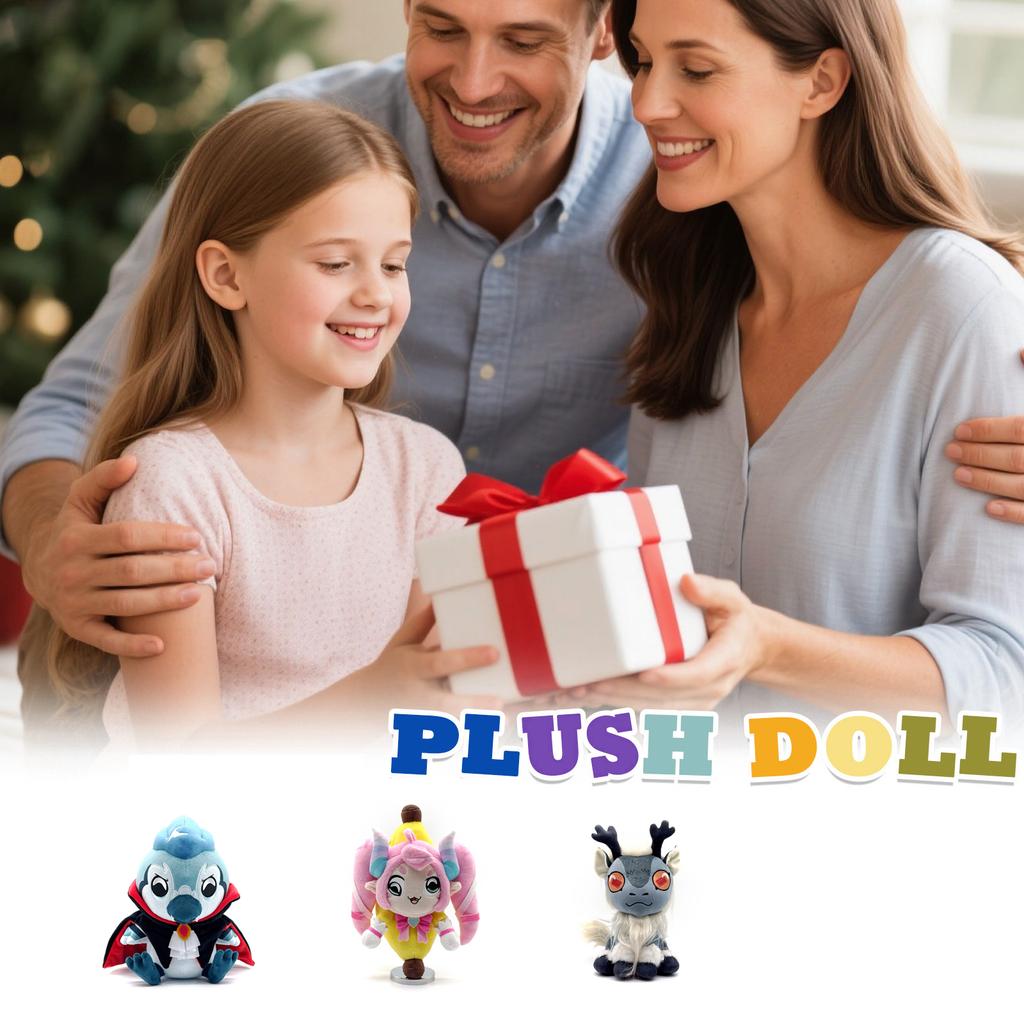 Плюшевая кукла, Игрушка в подарок, Мультфильм, Детская тряпичная кукла, Детская подарочная подушка