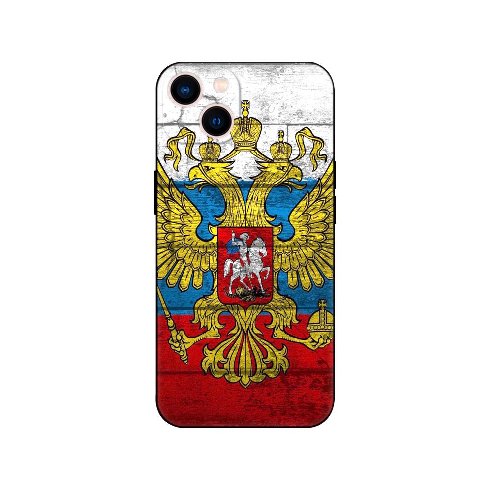 Черный чехол из ТПУ для Samsung Galaxy A03 Core A03S A13 A23 LTE A33 A53 A73 4G 5G флаг Российской Федерации ретро