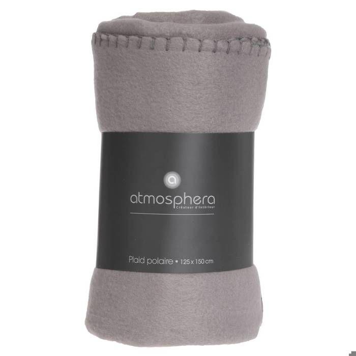 Mouse Grey Fleece Blanket 125x150cm - Atmosphera Interior Designer