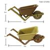 1:12 Miniature Brick Field Garden Farm Scene Tool Set DIY Handmade Doll House Construction Cart Tool Ornament Children's Toys
