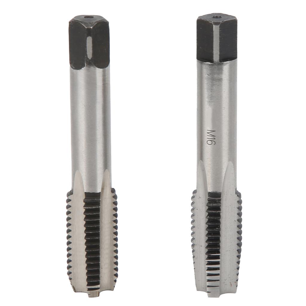 Метчик ручной M16 Сверло Прямая канавка Углеродистая сталь Резьба для дерева Пластика