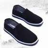 Унисекс Весна Дышащая Толстая Уличная Обувь Старый Пекин Черная Ткань Мужская Повседневная Осенняя Мягкая Подошва Одиночные Рабочие Туфли Женские Слипоны 36-45