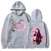 Kimetsu No Yaiba Demon Slayer Hoodies Anime Kamado Nezuko Graphics Print Harajuku Hooded Sweatshirt Unisex Y2k Clothes Sudadera
