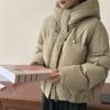Зимняя новая короткая пуховая куртка с капюшоном для женщин и маленьких учениц, свободная утолщенная куртка-пуховик, модная