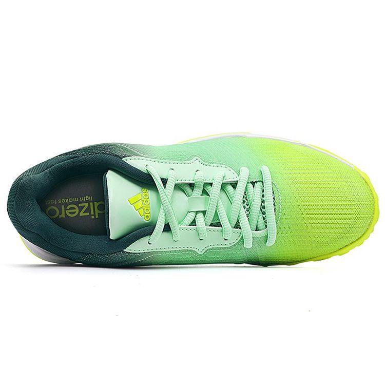 adidas Красивые Удобные Прочные Бадминтонные Кроссовки Женские Кроссовки Градиентно-зеленые B33316