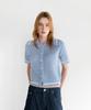 Ava Molli Scotch Punching Half Sleeve Cd (Mel. Blue)