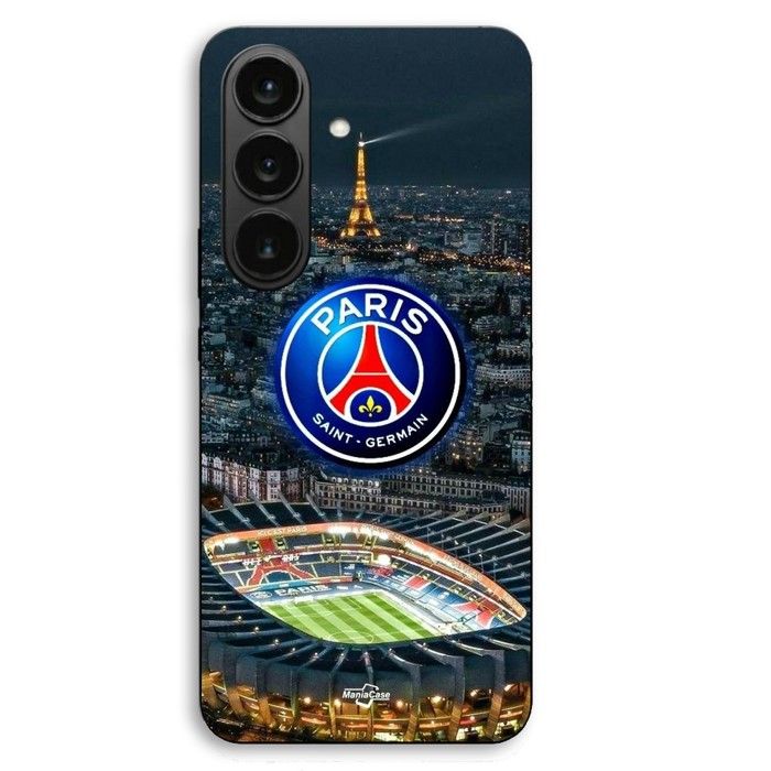 Coque Pour Samsung Galaxy S26 Plus PSG logo stade nuit tour eiffel Maniacase