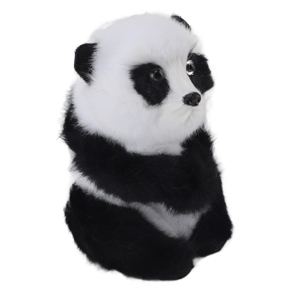 Plush Panda Toy Cute Panda Doll Animal Toy Ornament Desktop Decoration for Boys Girls Gift Birthday