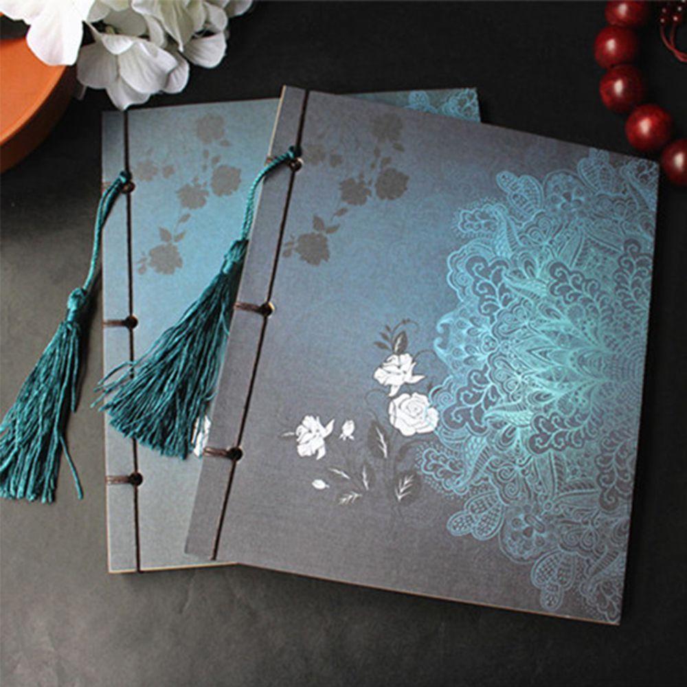 Thread-bound School Stationery Chinese Style Book Sketchbook Sketch Blank Notepad Notebook Journal