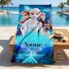 Custom Name Princess Dreams Stylish Digital Printing Beach Towel Quick‑Drying Absorbent Blanket for Beach Pool Gym Travel