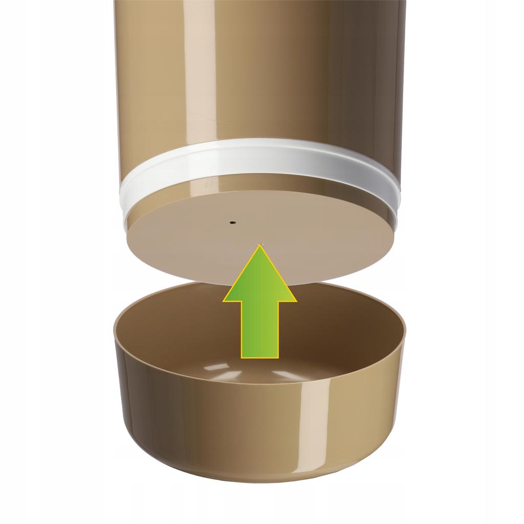 KADAX Горшок Кашпо для цветов 25 см Двухкомпонентный Для растений Подставка для цветов Пластик