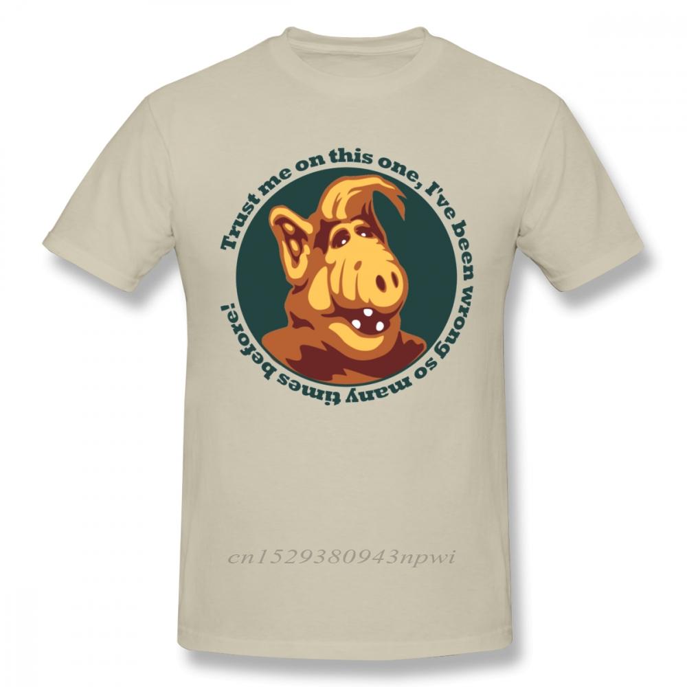 Casual Alf Guru T Shirt High Quality Man Summer Streetwear Tee Oneck Plus Size Tshirt Christmas Gift Tshirt Cotton Fabric