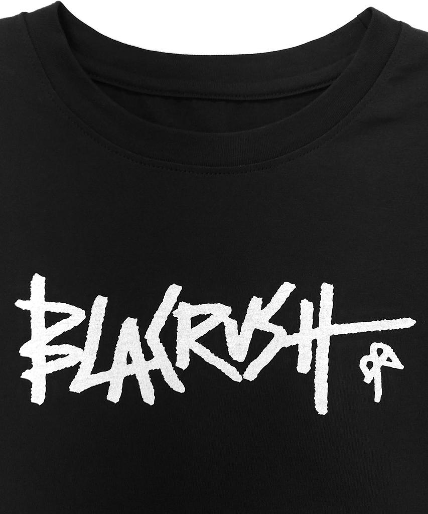 BLACRUSH Граффити Укороченная футболка с короткими рукавами