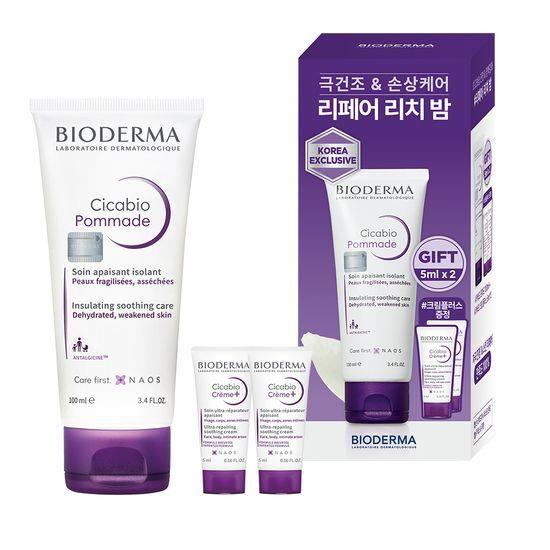 Bioderma Акция на мазь Cicabio 100 мл (+Крем Cicabio + 2 упаковки по 5 мл)