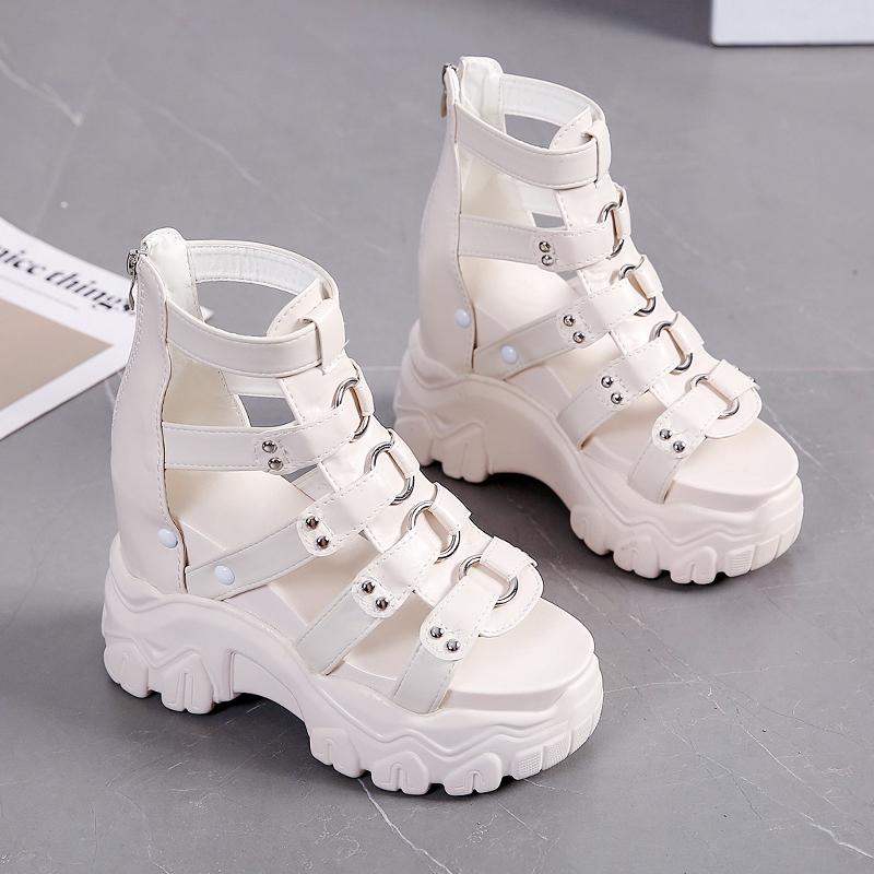 TUINANLE Женские сандалии на платформе, женская обувь, мягкая женская обувь, летняя пляжная обувь на танкетке для отдыха