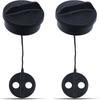 2x Fuel Gas Cap For Stihl FS38 FS45 FS46 FS56 FS55 FS62 FS66 FS75 FS80 FS85 FS88