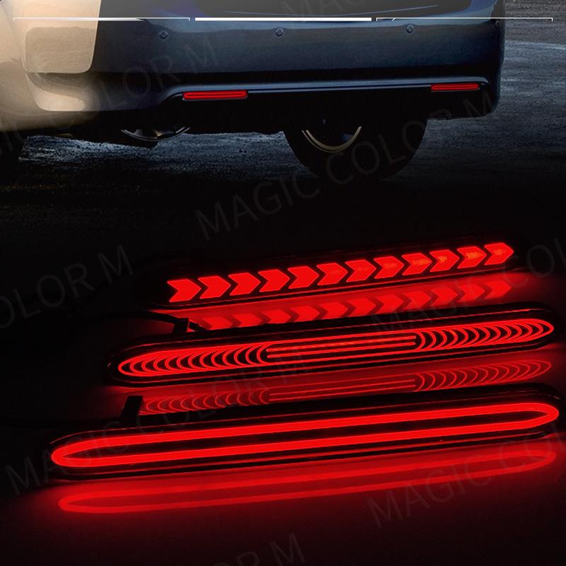 For Honda Accord Odyssey CR-V Acura TSX Element LED Rear Bumper Reflector Light Turn Signal Warning Car Parts Fog Brake Lamp