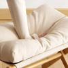 Cotton-filled Cushion Footstool Compact Design Folding Stool Shoe Changing Stool  Entryway Use