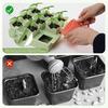 Seeds Starter Tray with 9 Deep Cells Reusable Germination Kit Seedlings Tray with Transplanting Handles for Indoor Outdoor Greenhouse Gardening