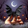 Matte Black Halloween Hair Claw Gothic Shark Clip Hair Accessories Bat Wings Ponytail Holder  Gift