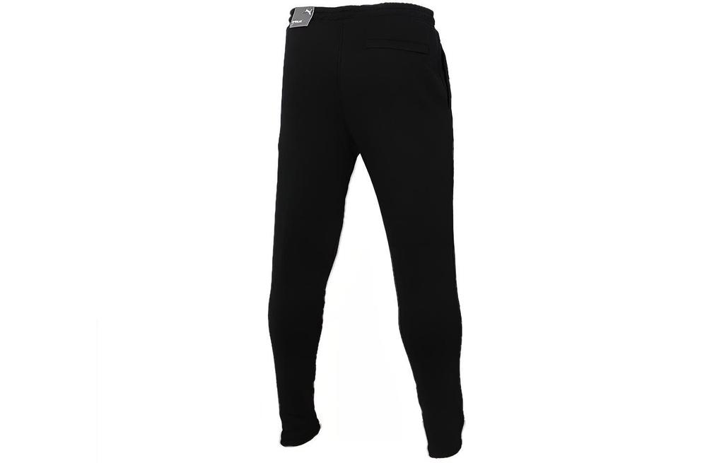 Puma Мужские вязаные спортивные штаны Черные Умеренно прямые 595903-01