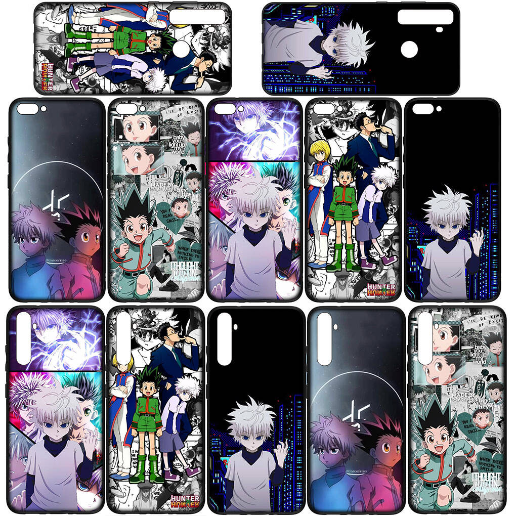 for Samsung Galaxy S25 S24 S23 iPhone 17 16 15 Xiaomi Redmi Note 14 13 12 11 Plus Pro Max XR Case Hunter X Hunter Gon Freecss Killua OPPO Huawei Cover