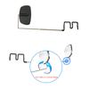 Bike Stainless Steel Bicycle Cycling Horse Riding Glass Mirror 360 Adjustment Rear View Mount Mirror Helmet Eyeglass Rear View