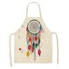 68x55 см Ловец снов с принтом перьев кухонный фартук садовый фартук женские фартуки кухонные аксессуары