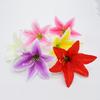 10pcs/lot 18cm Silk Lily Artificial Flower Head For Wedding Decoration DIY Garland Decorative Floristry Fake Flowers