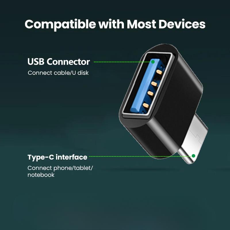 Адаптер типа C на USB 3.0 USB-C 3.1 мужской OTG A женский разъем данных для устройств MacBook Pro iPad Mini 6/Pro MacBook Air типа C
